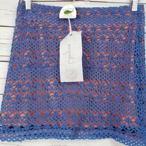 Umgee Crochet Skirt Medium NWT